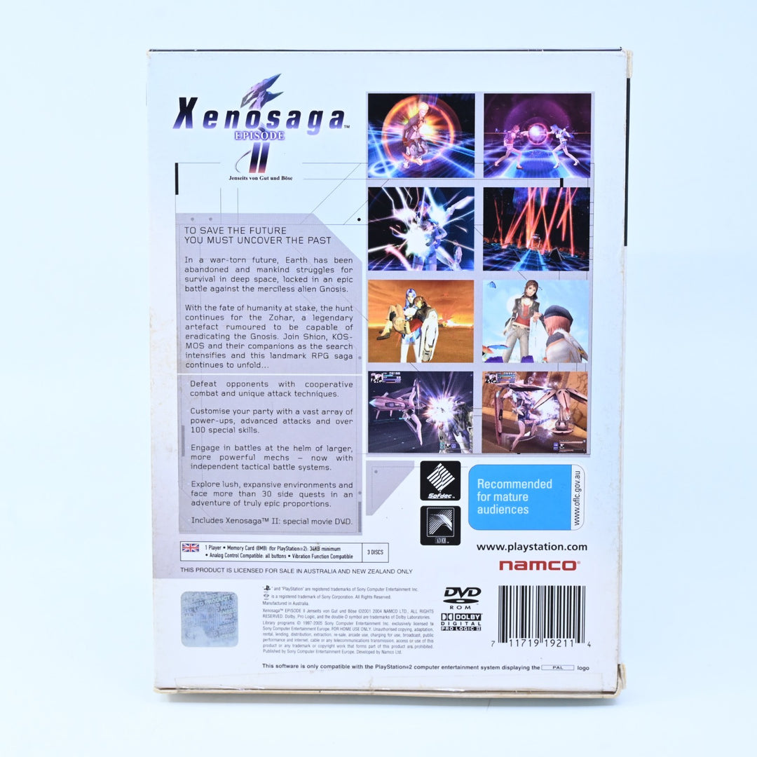 Xenosaga: Episode II - Big Box - Sony Playstation 2 / PS2 Game + Manual - PAL