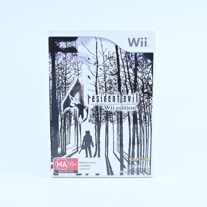 Resident Evil 4 - Nintendo Wii Game + Manual - PAL - MINT DISC!
