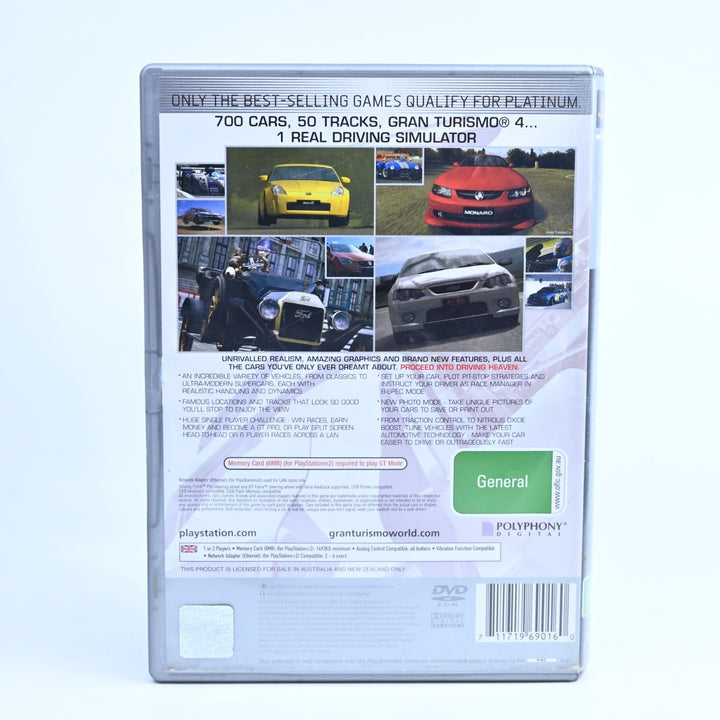 Gran Turismo 4 - Sony Playstation 2 / PS2 Game + Manual - PAL