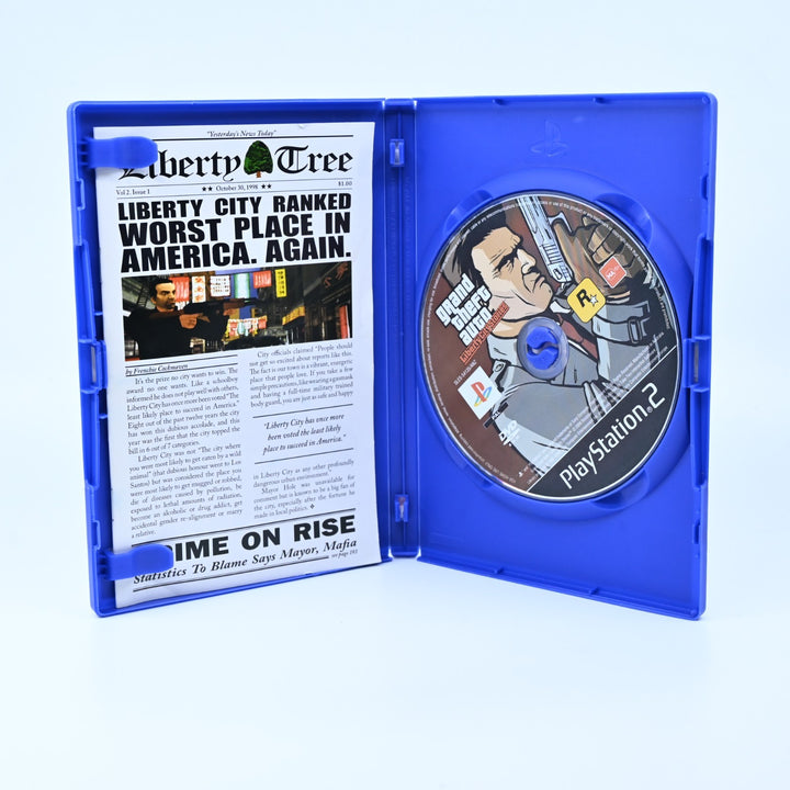 Grand Theft Auto Liberty City Stories - Sony Playstation 2 / PS2 Game + Manual