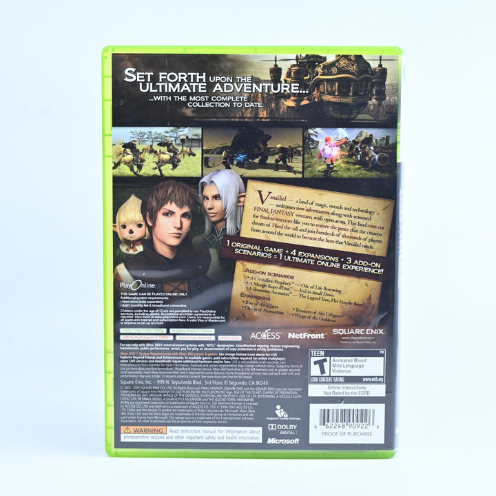 Final Fantasy XI: Ultimate Collection - Xbox 360 Game + Manual - NTSC-U/C