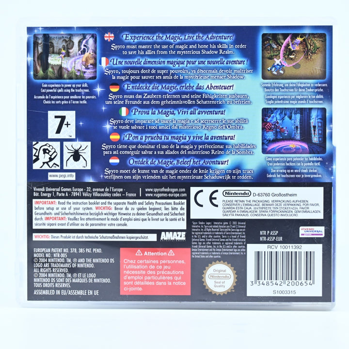 Spyro Shadow Legacy - Nintendo DS Game - PAL + Manual - FREE POST!