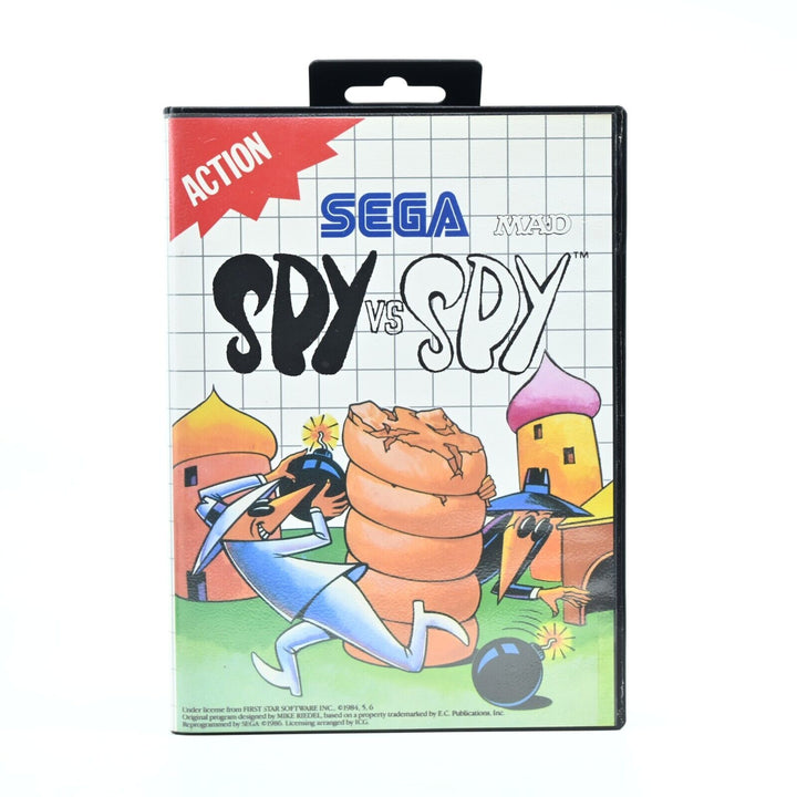 Spy vs Spy - Sega Master System Game + Manual - PAL - FREE POST!