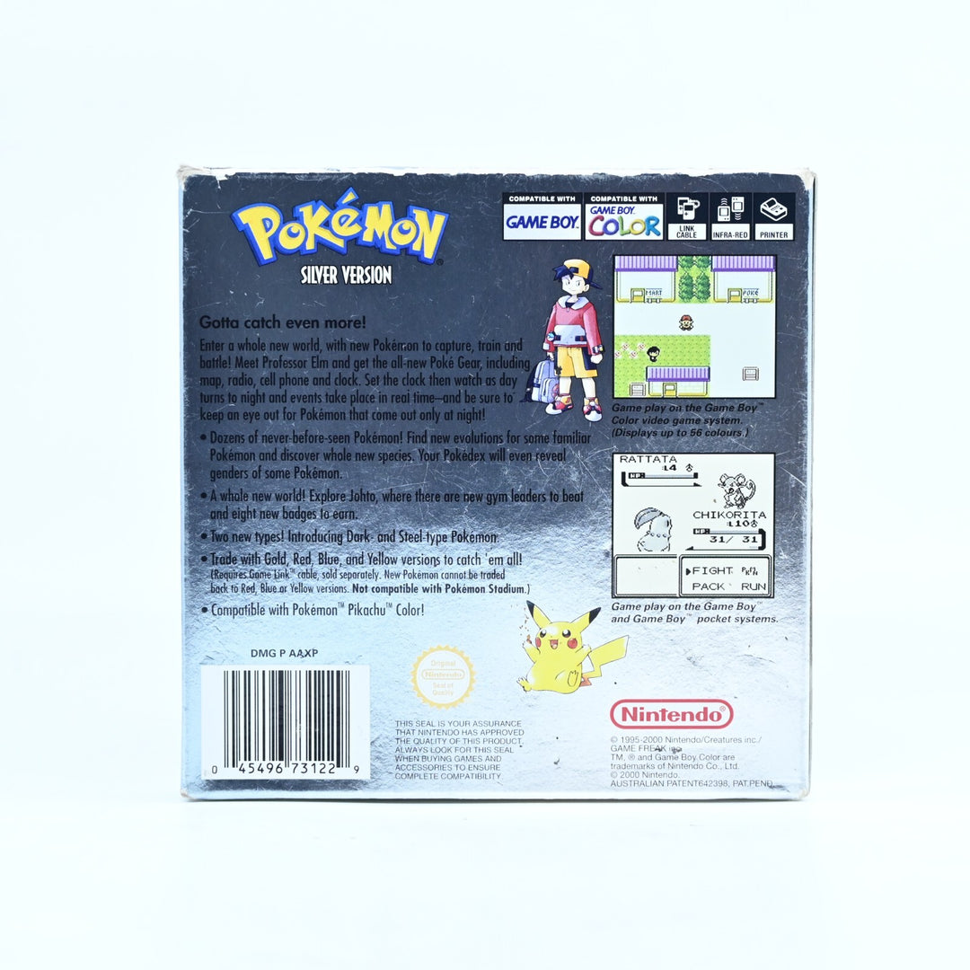 Pokemon Silver Version - Nintendo Gameboy Color Boxed Game - AUS PAL