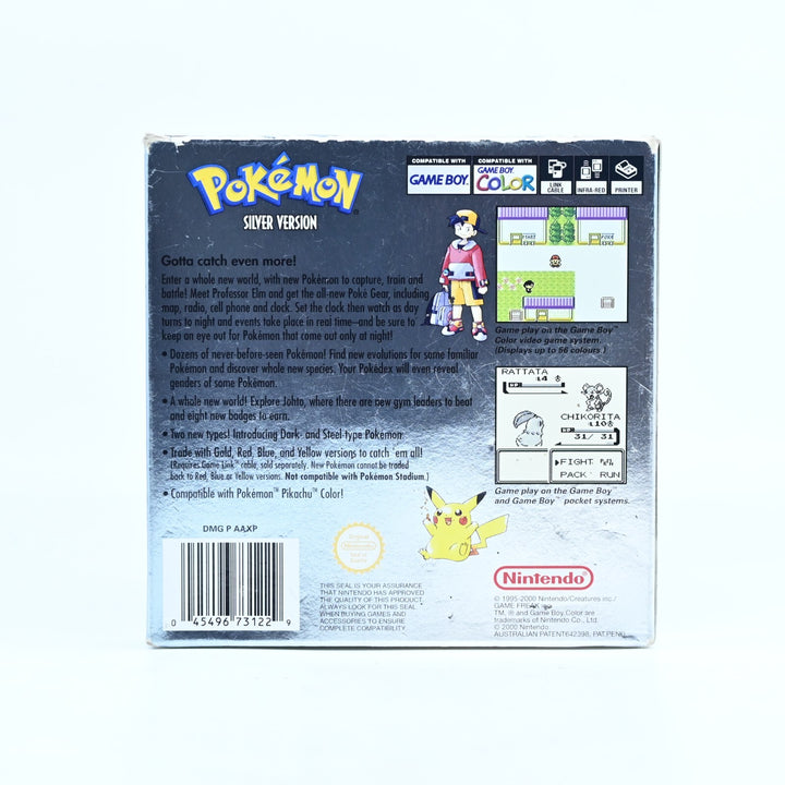 Pokemon Silver Version - Nintendo Gameboy Color Boxed Game - AUS PAL
