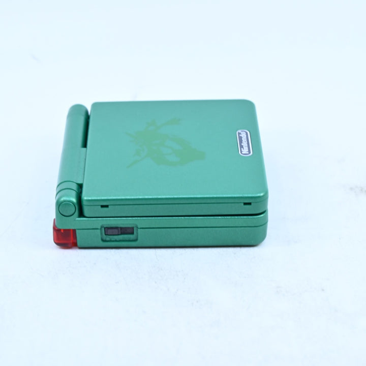 Rayquaza Green (Reshell) + IPS - AGS-001 - Gameboy Advance / GBA SP Console