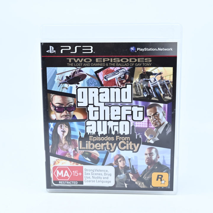 Grand Theft Auto: Episodes from Liberty City - PS3 Game + Manual