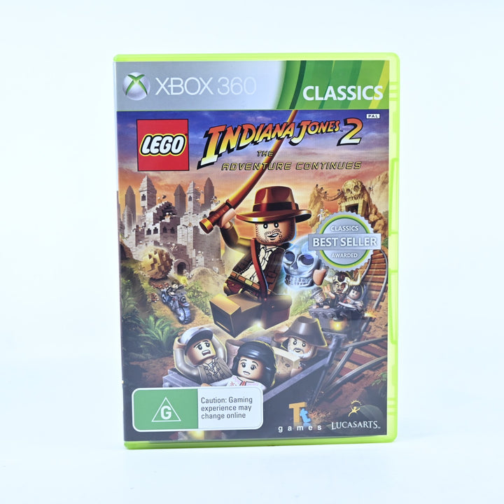 LEGO Indiana Jones 2: The Adventure Continues - Xbox 360 Game + Manual - PAL