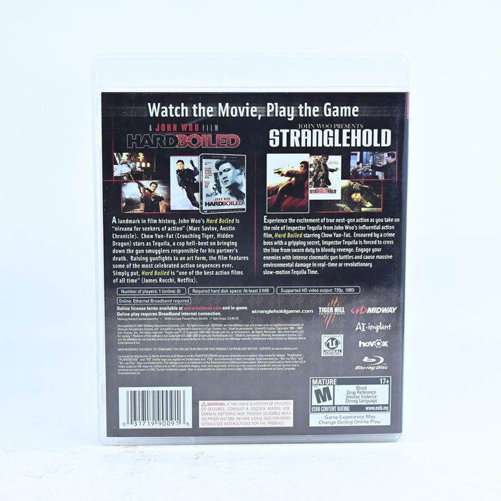 John Woo Presents: Stranglehold - Collectors Edition - PS3 Game + Manual