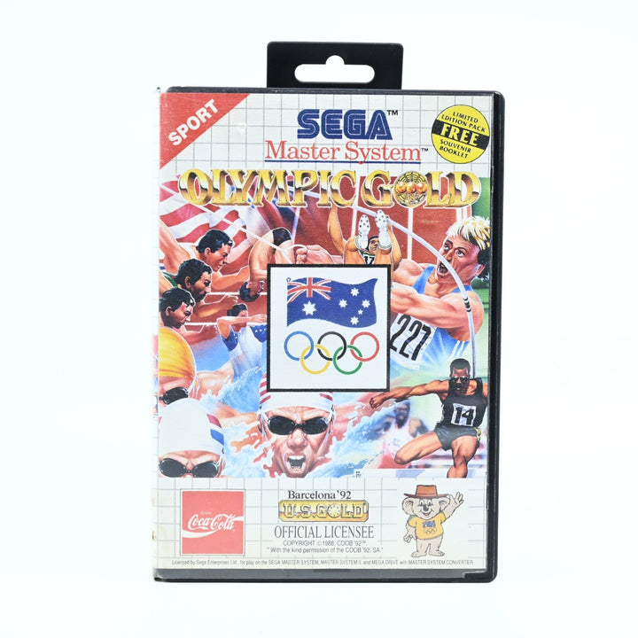 Olympic Gold - Sega Master System Game + Manual - PAL - FREE POST!