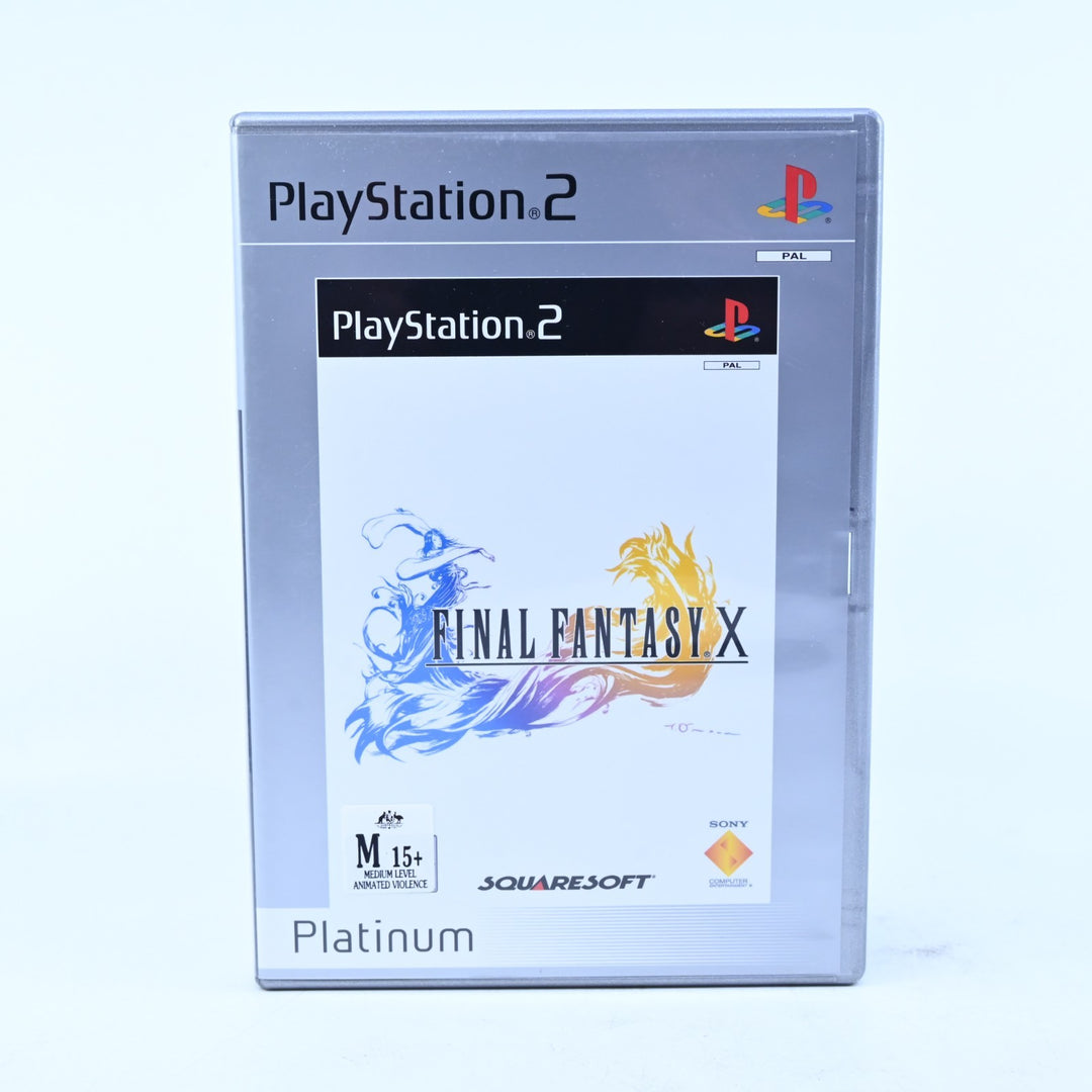 Final Fantasy X - Sony Playstation 2 / PS2 Game + Manual - PAL - MINT DISC!