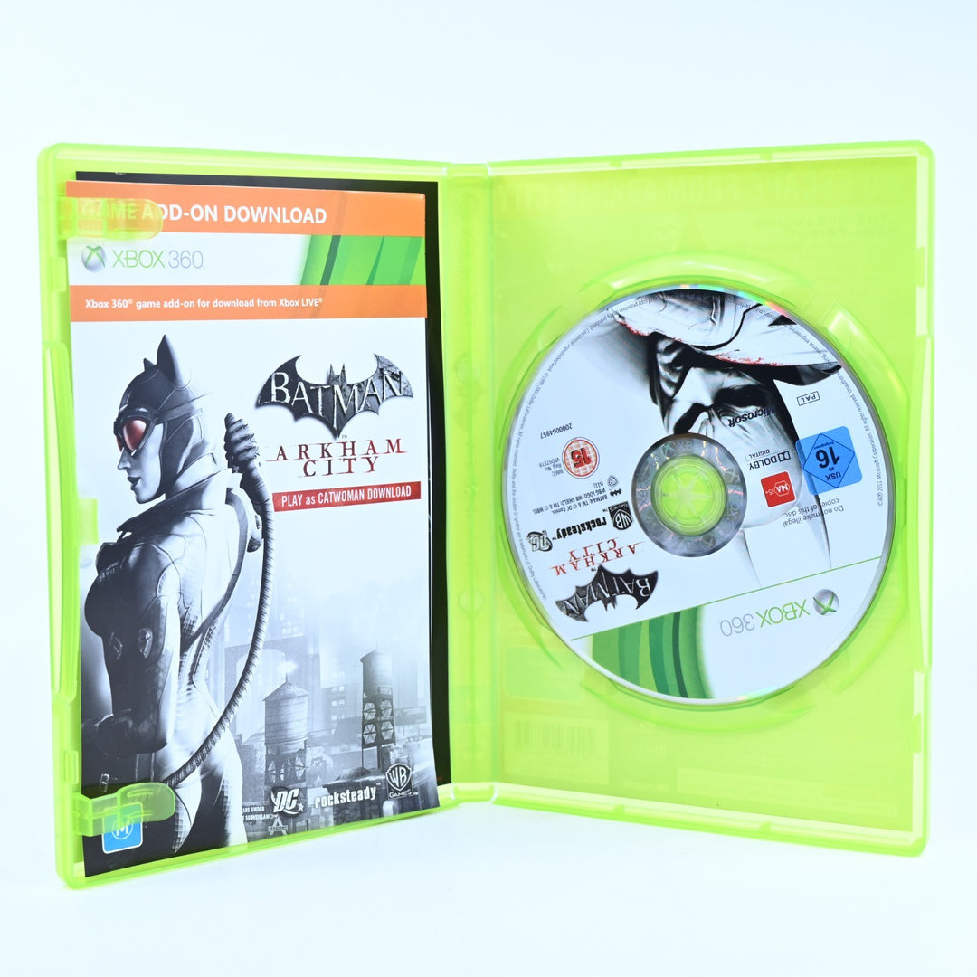 Batman: Arkham City Lenticular Cover - Xbox 360 Game + Manual - MINT DISC!