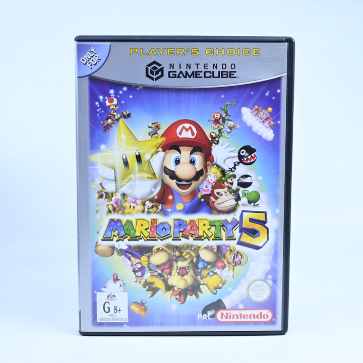 Mario Party 5 - Nintendo Gamecube Game + Manual - PAL - FREE POST!