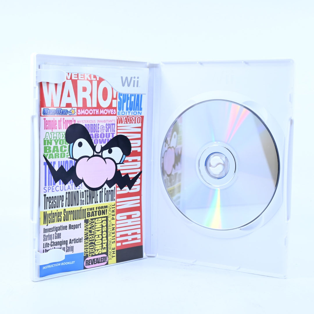 Wario Ware: Smooth Moves - Nintendo Wii Game + Manual - PAL - MINT DISC!