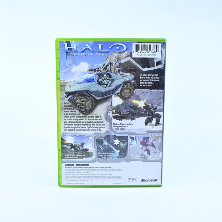 Halo: Combat Evolved - Original Xbox Game + Manual - PAL - MINT DISC!