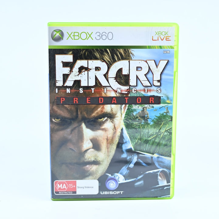 Far Cry Instincts Predator - Xbox 360 Game + Manual - PAL - MINT DISC!
