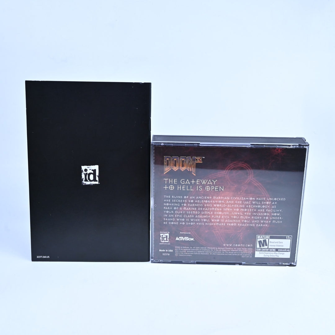 Doom 3 + Resurrection of Evil Expansion Pack - Big Boxes - Id Software - PC Game