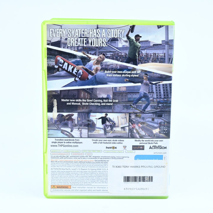 Tony Hawk's Proving Ground - Xbox 360 Game + Manual - PAL - MINT DISC!