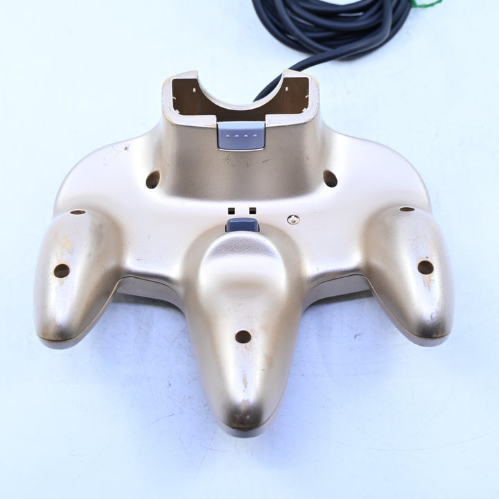 Gold N64 Controller - Stick Replaced - N64 / Nintendo 64 Accessory