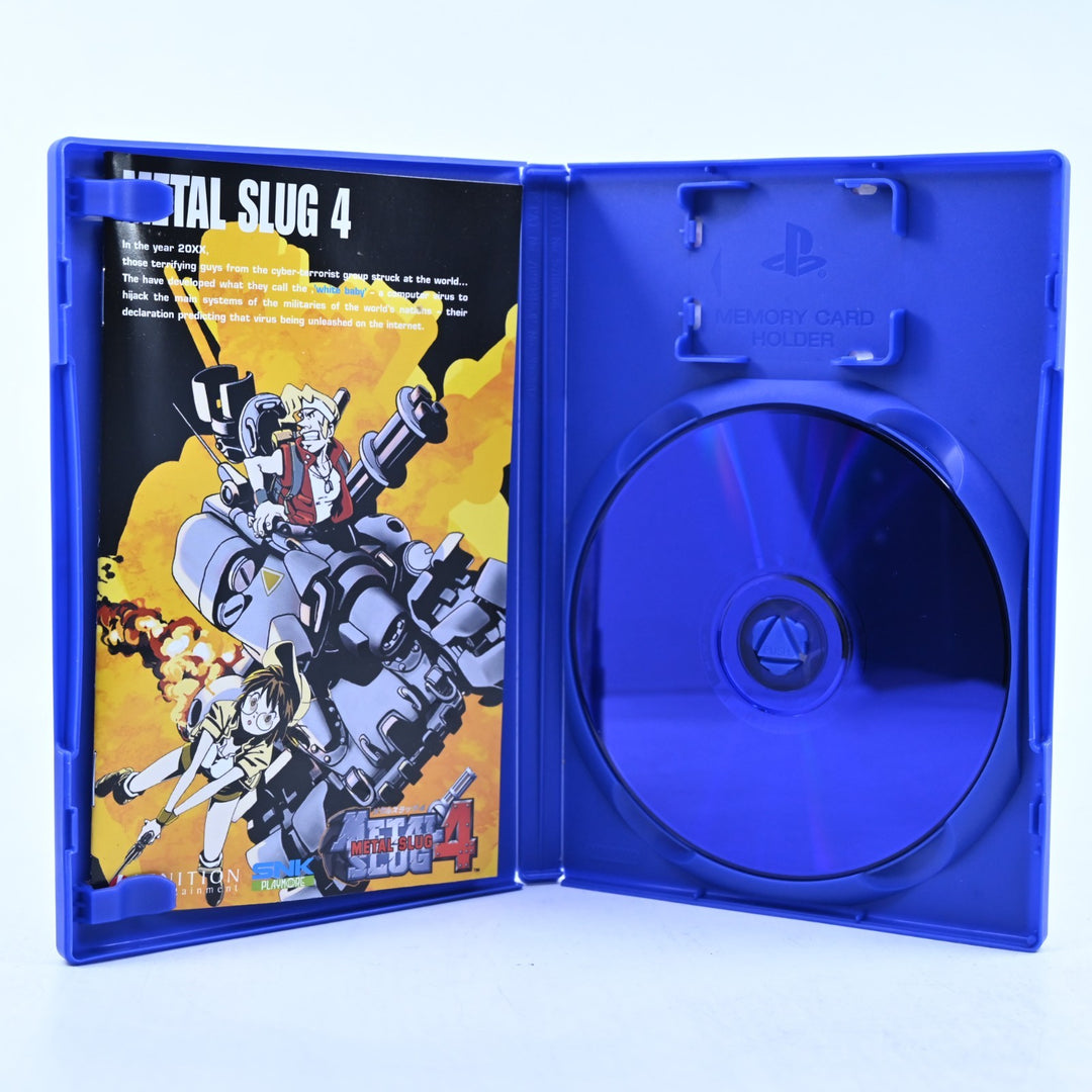Metal Slug 4 - Sony Playstation 2 / PS2 Game + Manual - PAL - MINT DISC!