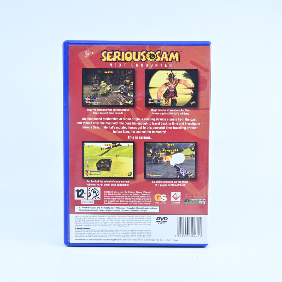 Serious Sam: Next Encounter - Sony Playstation 2 Game + Manual - MINT DISC!