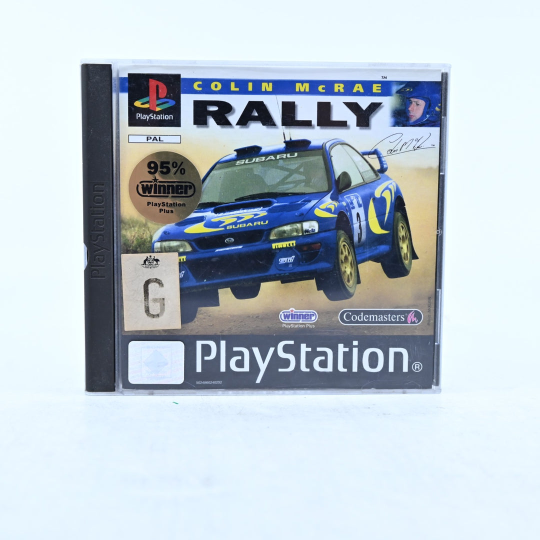 Colin McRae Rally - Sony Playstation 1 / PS1 Game + Manual - PAL - MINT DISC!