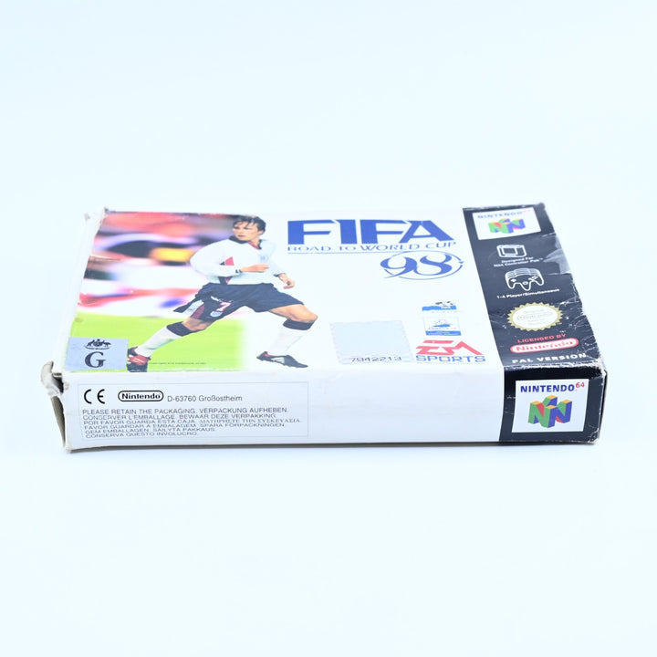 FIFA 98: Road to World Cup - N64 / Nintendo 64 Boxed Game - PAL - FREE POST!
