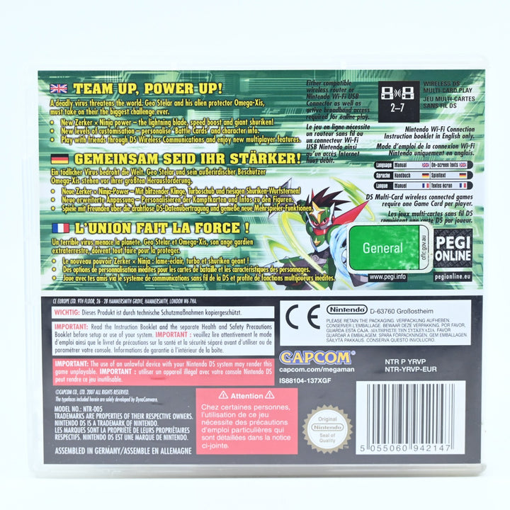 Mega Man Star Force 2 Zerker X Ninja - Nintendo DS Game - PAL + Manual