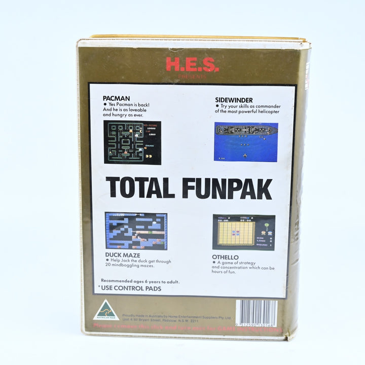 Total Funpak - Piggy Back Cartridge - H.E.S / NES Game - PAL