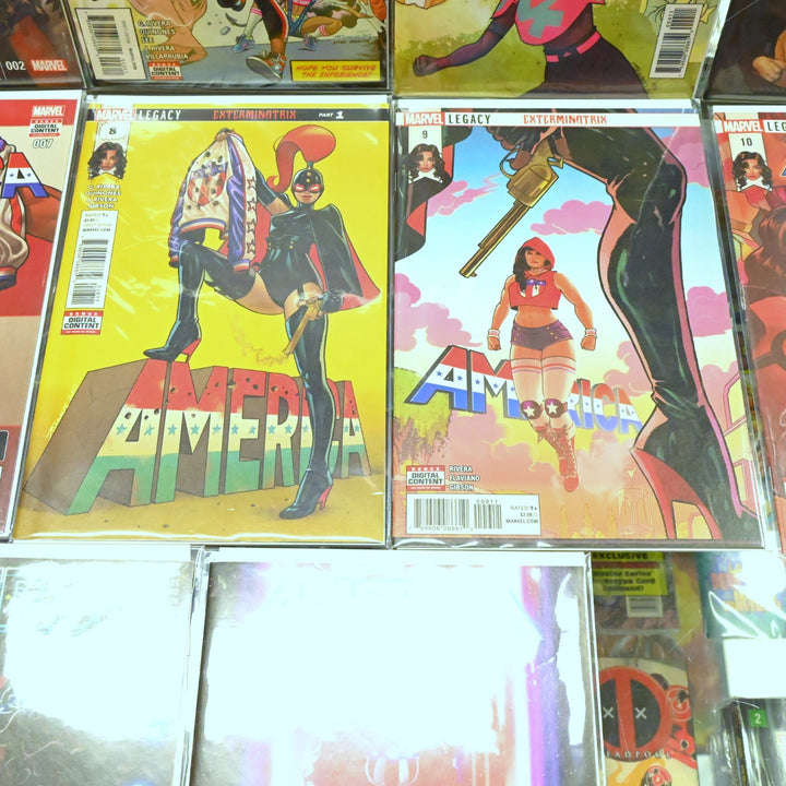 America (2017) - Complete Set 1-12 - Rivera / Quinones - Marvel Comics - Comic