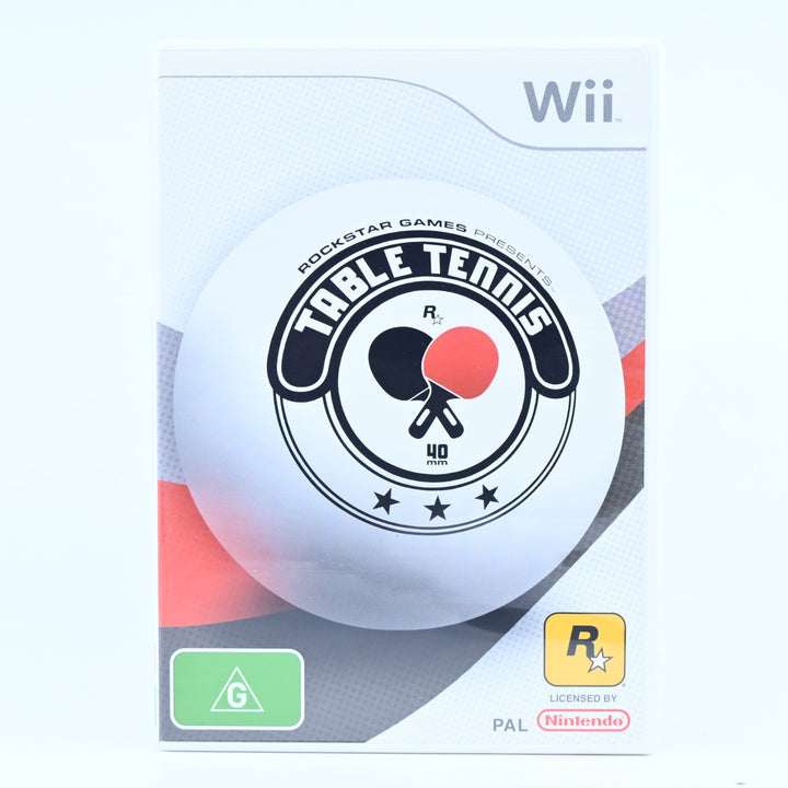 Table Tennis - Nintendo Wii Game + Manual - PAL - MINT DISC!