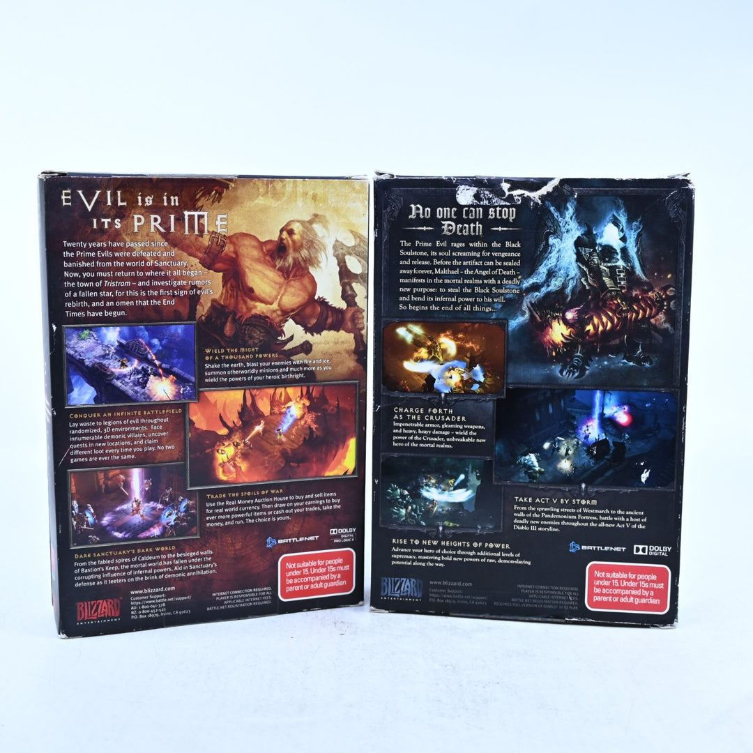 Diablo III + Diablo III: Reaper of Souls Expansion - Big Boxes  - PC Game