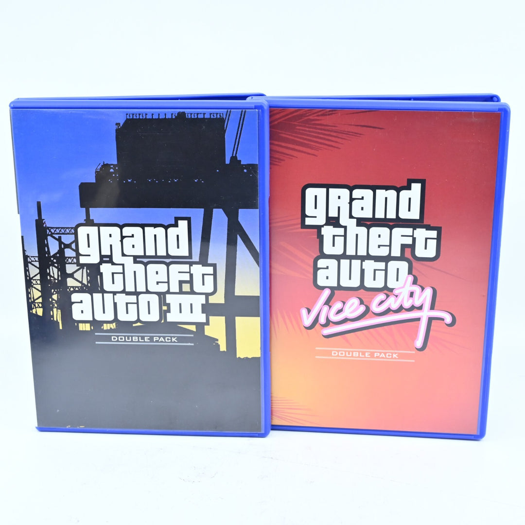 Grand Theft Auto Double Pack - Sony Playstation 2 / PS2 Game + Manual - PAL
