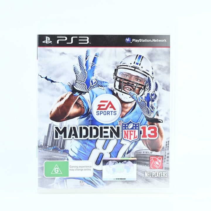 Madden NFL 13 - Sony Playstation 3 / PS3 Game - No Manual - FREE POST!