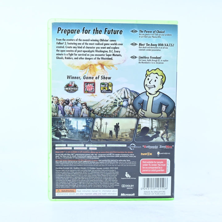 Fallout 3 - Xbox 360 Game - No Manual - PAL - MINT DISC!