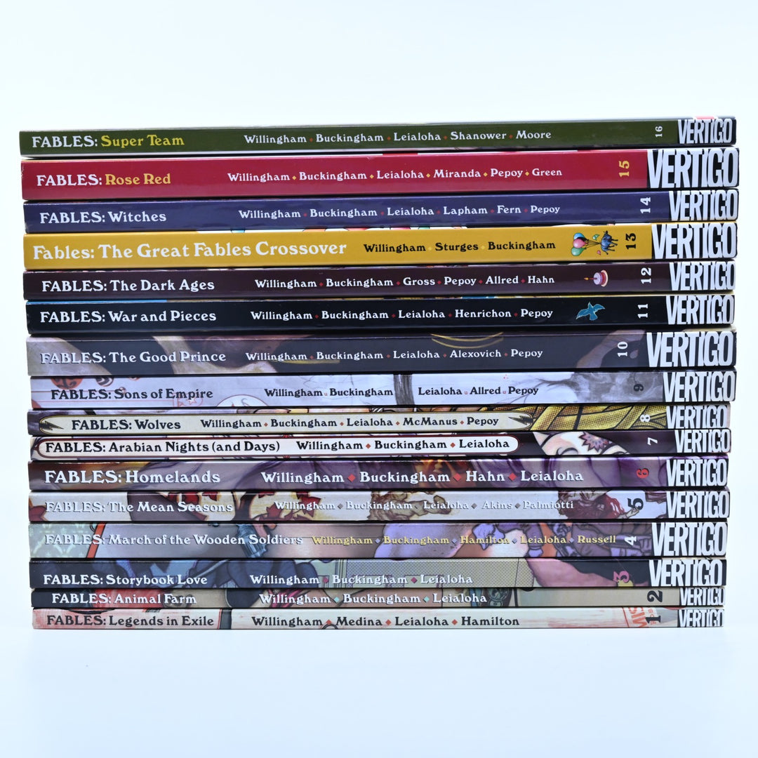 Fables - Issues 1-16 - Bill Willingham - TPB - Vertigo Comics