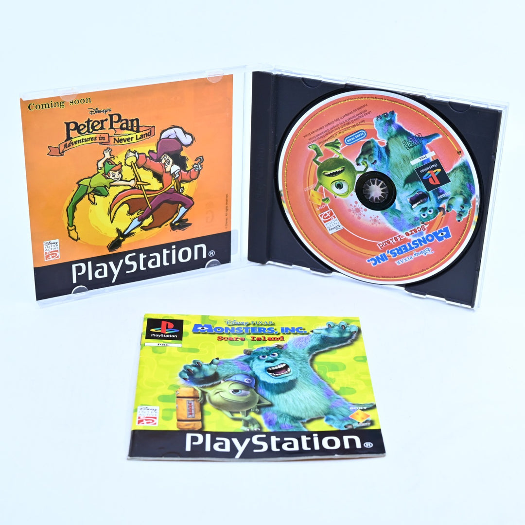 Monsters, Inc. Scare Island - Playstation 1 / PS1 Game + Manual