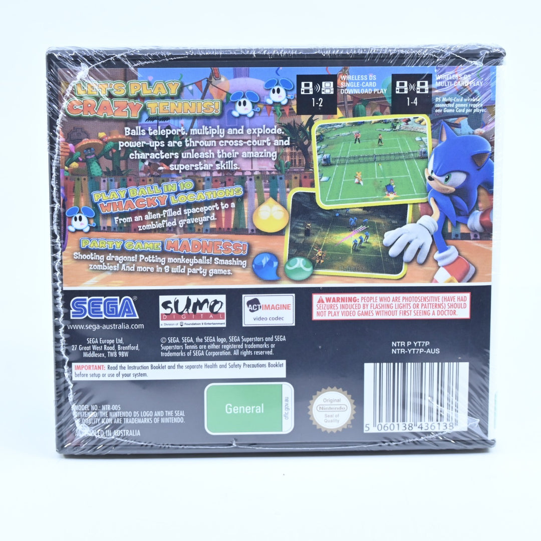 Sega Superstars Tennis Collectors Tin - Nintendo DS Accessory / Nintendo DS Game