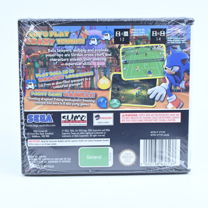 Sega Superstars Tennis Collectors Tin - Nintendo DS Accessory / Nintendo DS Game