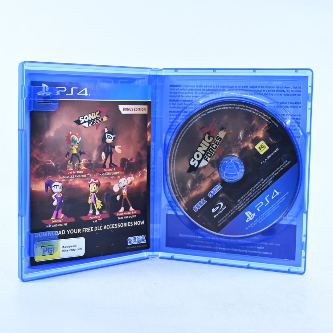Sonic Forces Bonus Edition - Sony Playstation 4 / PS4 Game - CODE UNUSED
