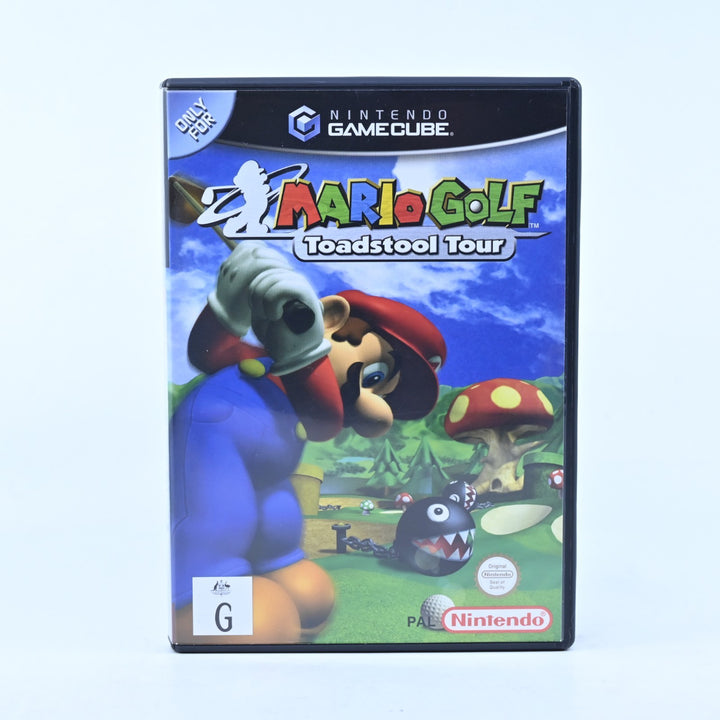 Mario Golf Toadstool Tour - Nintendo Gamecube Game + Manual - PAL - FREE POST!