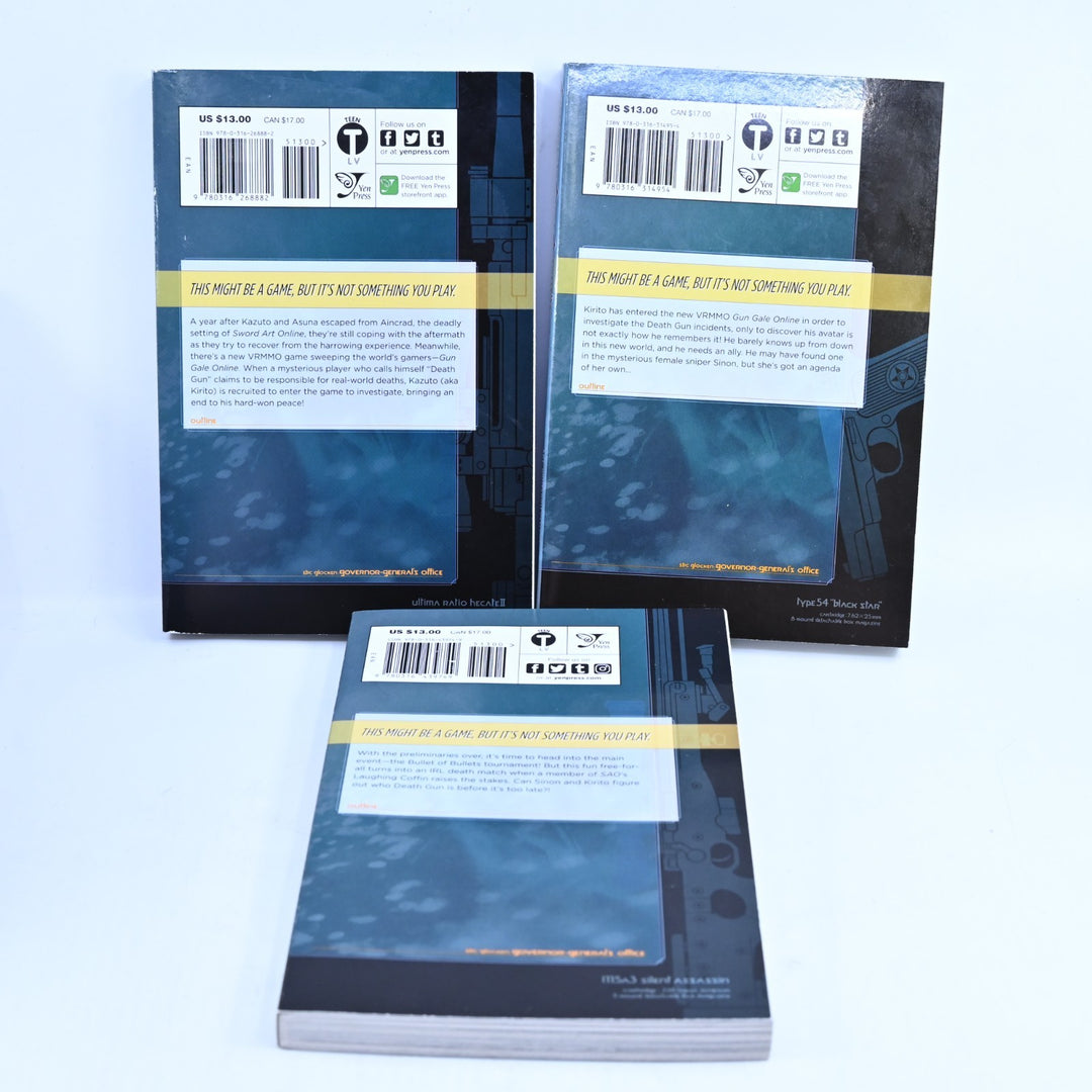 Sword Art Online: Phantom Bullet - Volumes 1-3 - Reki Kawahara - Manga