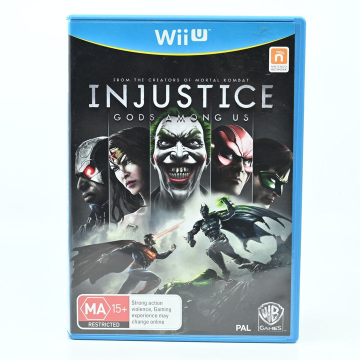 Injustice: Gods Among Us - Nintendo Wii U Game + Manual - PAL - MINT DISC!