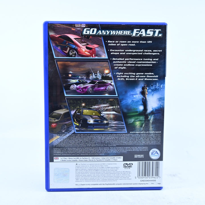 Need for Speed Underground 2 - Sony Playstation 2 / PS2 Game + Manual - PAL