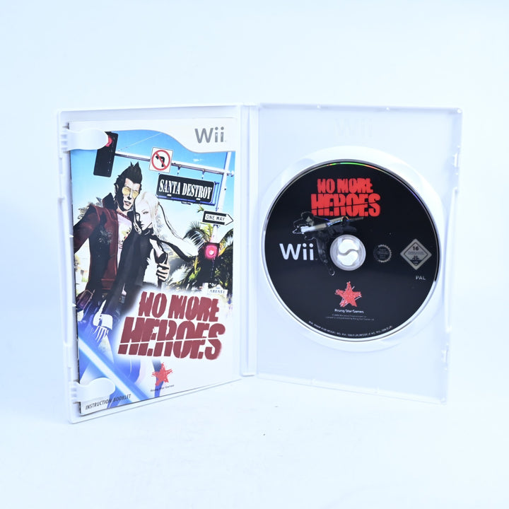 No More Heroes - Nintendo Wii Game + Manual - PAL - MINT DISC!