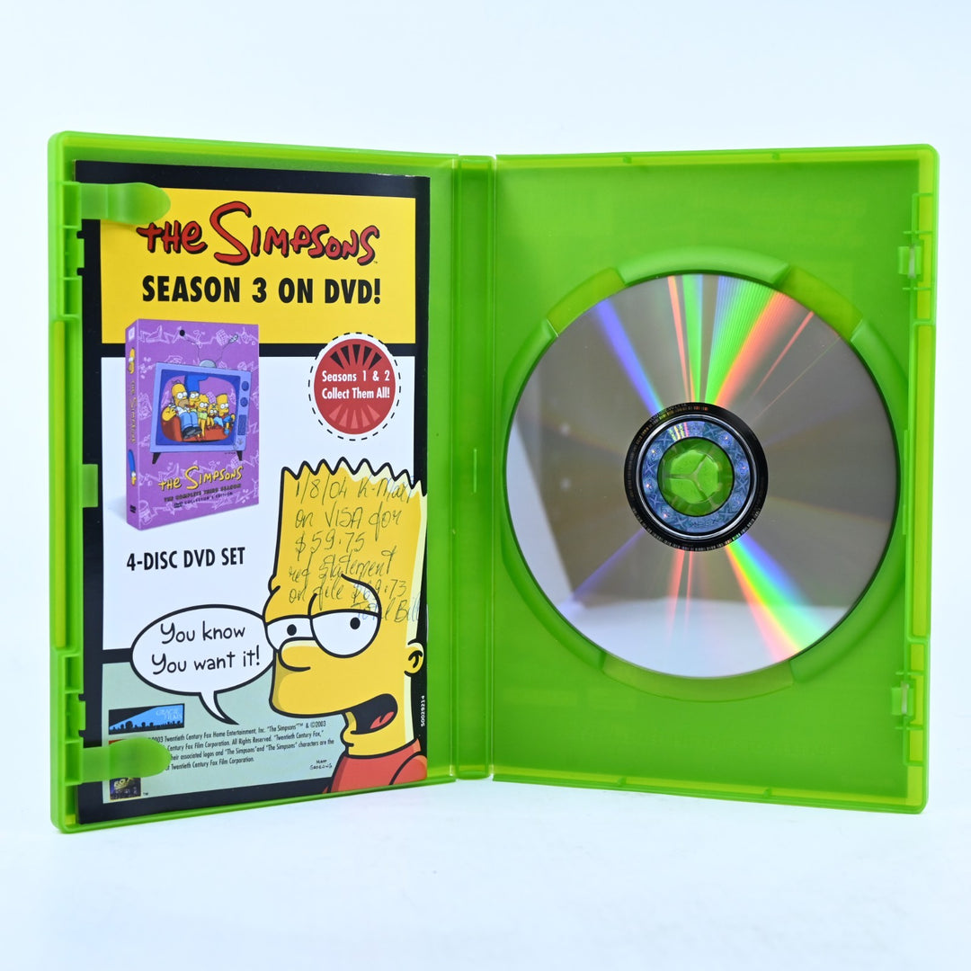 The Simpsons Hit & Run - Original Xbox Game + Manual - PAL - MINT DISC!