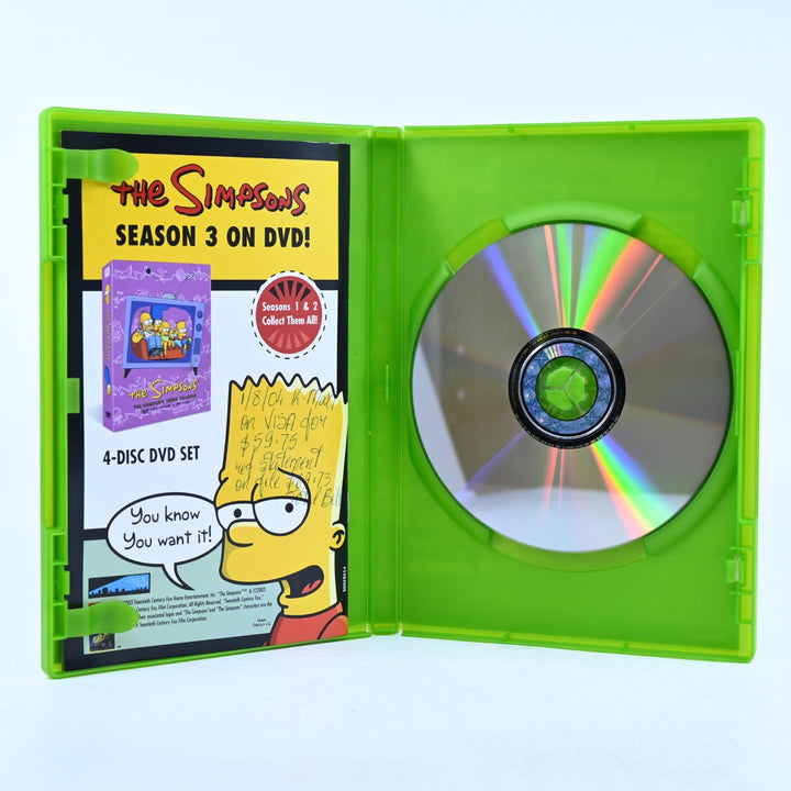 The Simpsons Hit & Run - Original Xbox Game + Manual - PAL - MINT DISC!