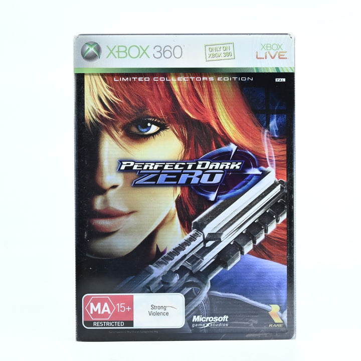 Perfect Dark Zero - Limited Collectors Edition - Xbox 360 Game + Manual - PAL -