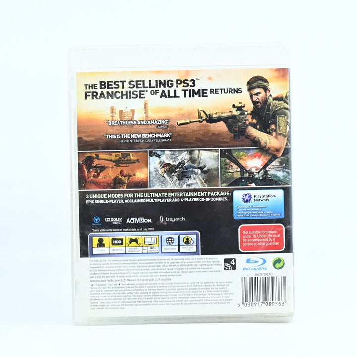 Call of Duty: Black Ops 1 - Sony Playstation 3 / PS3 Game + Manual - FREE POST!