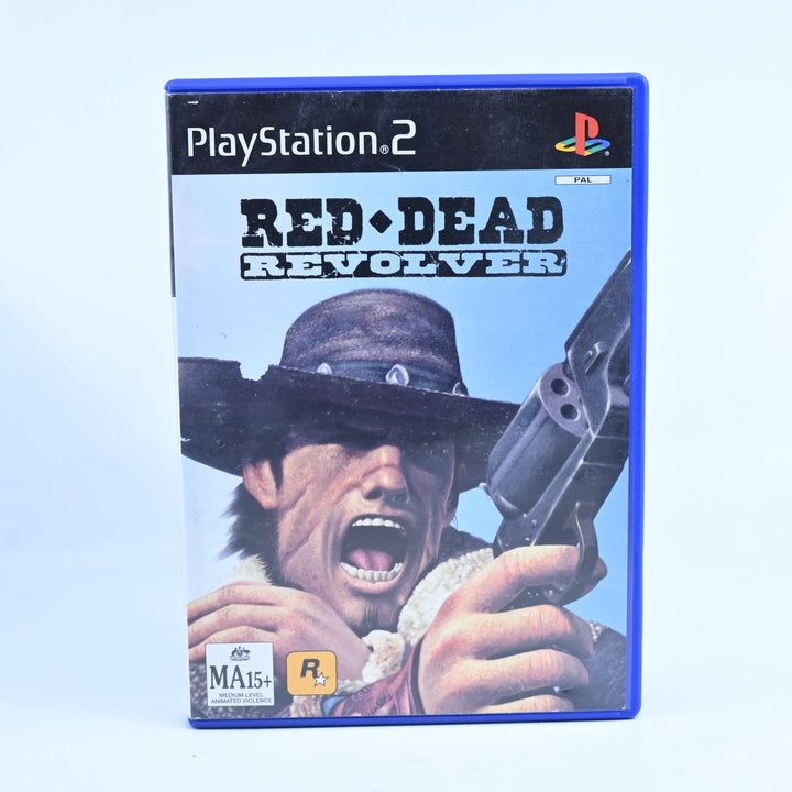 Red Dead Revolver - Sony Playstation 2 / PS2 Game + Manual - PAL - MINT DISC!